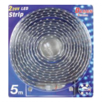 14,4W P/M 60 LED P/M Cool White LED Flex Ropelight 5-meters