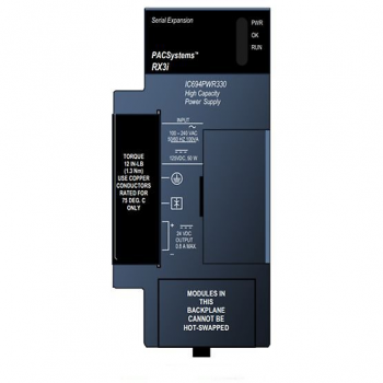 PACSystems™ RX3i PWR Power Supply 120/240 Vac 125 Vdc High Capacity