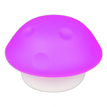 3x0,1W Pink Coloured LED Mushroom Light