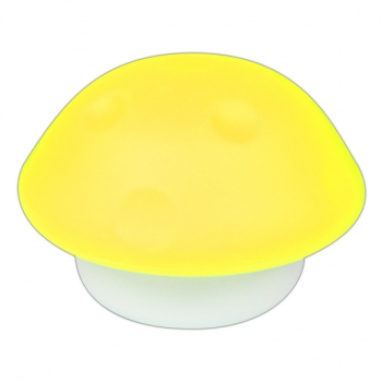 3x0,1W Yellow Coloured LED Mushroom Light