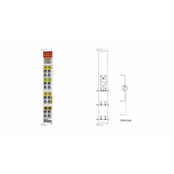 KL2791 Bus Terminal, 1-channel motion interface, AC motor, 230 V AC, 0.9 A