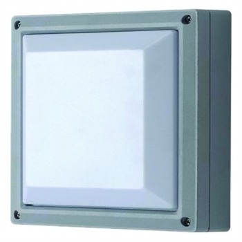 95-240VAC 20W Square Plain LED Bulkhead