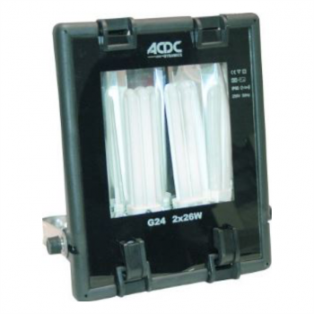 2x 26W PLCE Energy Saver Floodlight
