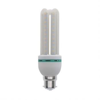 230V 16W WARM WHITE B22 3U LED LAMP 2700K