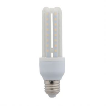 12VDC 9W COOL WHITE E27 3U LED LAMP 4200K