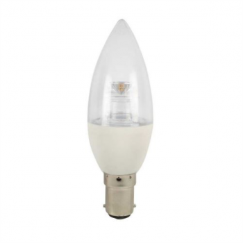 230VAC 5W B15D DIMMABLE LED LIGHT WARM WHITE 2700K