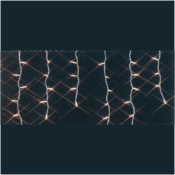 LED Icicle 5Mx1M White Wire & Bulbs C/W Controller