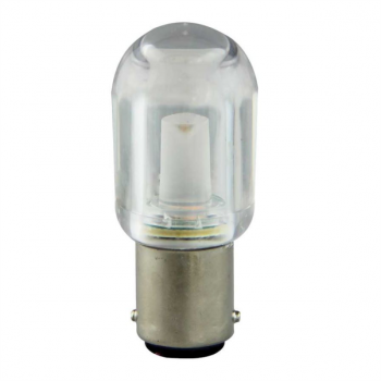 LED LAMP RED 12VDC BA15D BASE /2 PACK