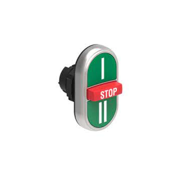 TRIPLE TOUCH "STOP" WITH LINES PUSHBUTTON ACTUATOR