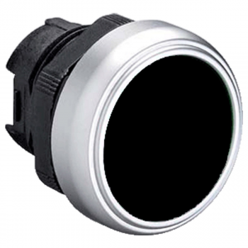 FLUSH BLACK ALTERNATE PUSHBUTTON ACTUATOR
