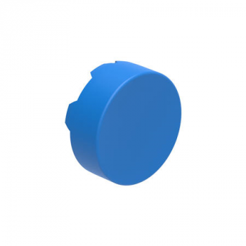 BLU CAP EXT FLUSH P/B ACTUATOR