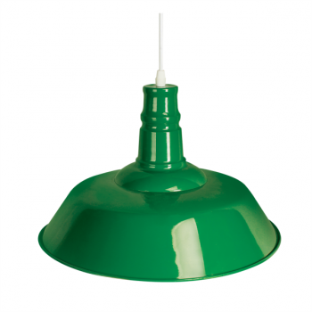 80W E27 Green Aluminium HB Pendant Fitting Ø360mm
