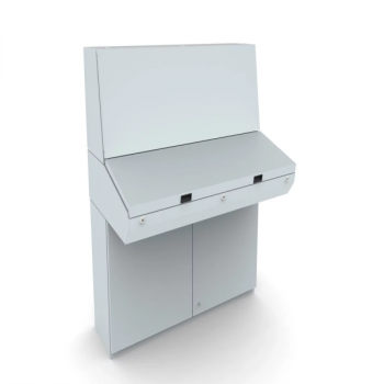 Base console, 700x1200x500, Combinable enclosure, with MP, mild steel, IP55