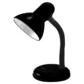 230VAC 40W Max E27 Black Desk Lamp