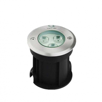 230VAC 3W Cool White Inground LED SS Light Round