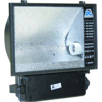 FLOODLIGHT 400W E40 ASYMETRICAL W/O SWITCHGEAR IP55