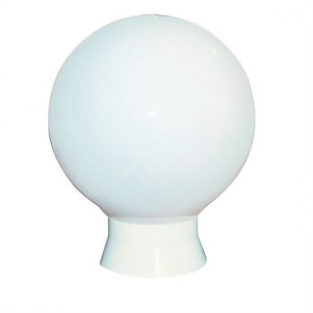 8" PVC Ceiling Light Fitting Opal Porcelain Lamp Holder