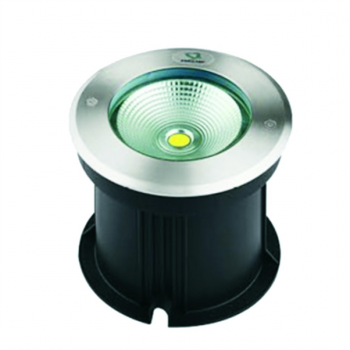 230VAC 10W 110° Cool White Inground LED SS Light Round