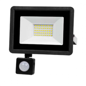 230VAC 20W Cool White LED AL. FL. Light IP65 C/W M/Wave