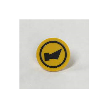 SYMBOL DISC - ALARM/YELLOW