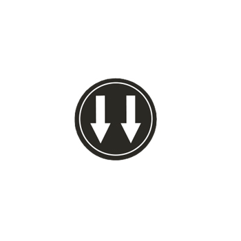 SYMBOL DISC - ARROW-FAST/BLACK