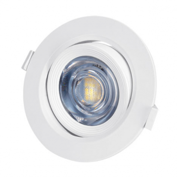 AC110-240V 7W Warm White Adj. LED Downlight Diameter 90mm