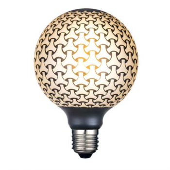 230VAC 6W G125 GRAPHIC WEAVE LAMP E27 1800K