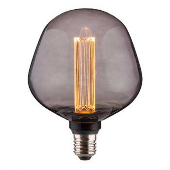 230VAC 4W DIA. 125MM GLASS FILAMENT EFF. LAMP E27 1800K SMOKED