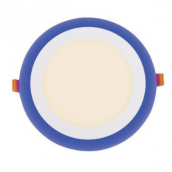 6+3W 185-285VAC 145mm Diameter Round LED Down Light 4200K+Blue