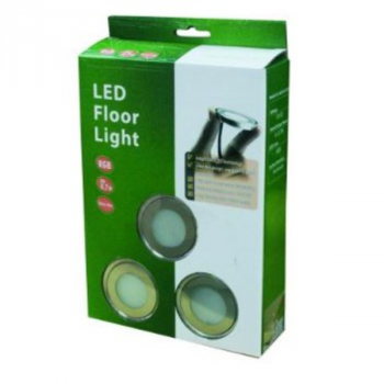 6 Pcs Kit, Floor/Stair/Deck Circular LED Light Cool White IP67