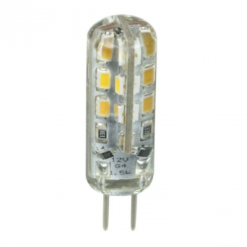 1.5W G4 LED Lamp 12VAC/DC Cool White/2 Per Pack
