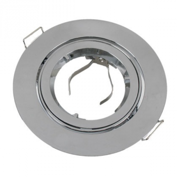 Chrome Zinc Alloy Adjustable Downlight