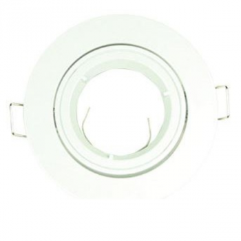 White Zinc Alloy Adjustable Downlight