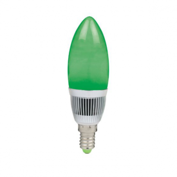 230VAC 1.6W GREEN E14 LAMP CONE TYPE