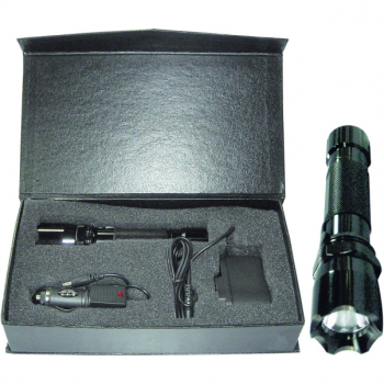Black Steel Finish LED Torch Light