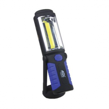 Rechargeable 1+3W 1200mAh Worklight LED Torch c/w Hook & USD