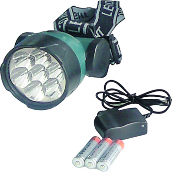 7PC LED Head Lamp 12000-14000MCD Adaptor Included