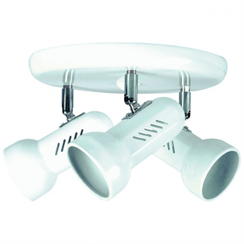 White 60W E27 Max 3 Spot Ceiling Lamp