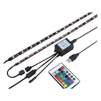 4x0,5m RGB LED TV Strip Kit c/w Control, TV30-R5050-RGBW/4