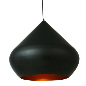 Decorative lighting, 230VAC 60W 1xE27 Pendant Black & Gold Ø340mm
