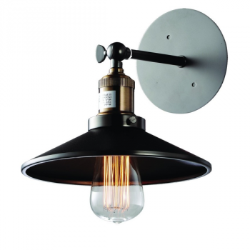 Decorative lighting, 230VAC 100W E27 WALL LIGHT BRONZE & BLACK FINISH