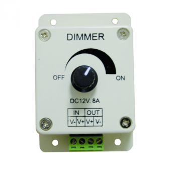 12VDC Wired Dimmer 96W 8A