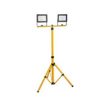 2x50W LED Floodlight + Stand 6400K Daylight