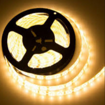 12VDC 4.8w/m 60/m LED Warm White Flex White Strip W/Proof IP68 /Length 5m