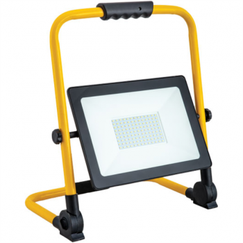 230VAC 100W COOL WHITE LED FLOOD LIGHT C/W STAND IP65