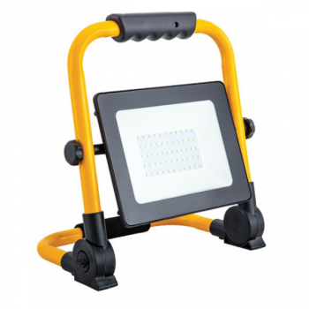 230VAC 50W Cool White LED Flood Light C/W Stand IP65