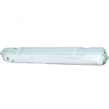 Fluorescent Fitting 2x58W 5Ft IP65 230VAC Electronic Ballast