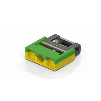 ZB8530 U-clamp terminal up to 4 mm² for PE connection to the rail (10 x 3 mm)