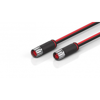 ZK7608-3031-0100 B17, ECP cable, PUR, 5 G 1.5 mm² + (1 x 4 x AWG22), drag chain suitable, key 2 (400 V AC) 10.00 m