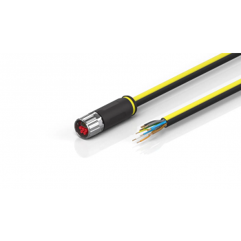 ZK7608-3100-A010 B17, ENP cable, PUR, 5 G 1.5 mm² + (1 x 4 x AWG22), drag chain suitable, key 2 (400 V AC) 1.00 m